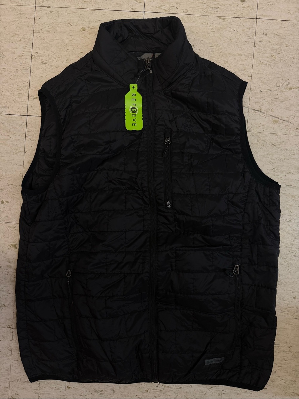 Country Road Black Quilted Men's Vest